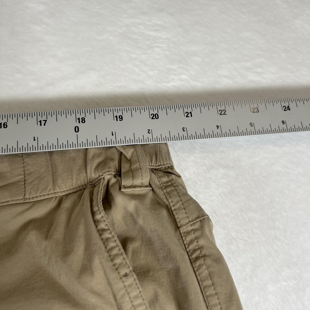 Orvis Pants Mens 39x32 Beige Nylon Stretch Cargo Hiking Travel Lightweight Tech - Picture 5 of 13